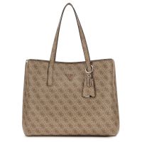 Guess Shopper Meridian II Girlfriend Tote latte logo