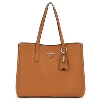 Guess Shopper Meridian II Girlfriend Tote cognac