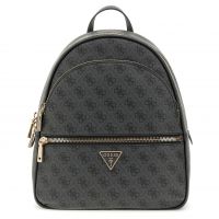 Guess Damenrucksack Manhattan II Large Backpack coal logo