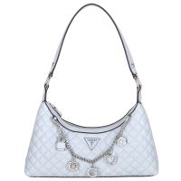 Guess Beuteltasche Everlee Top Zip Shoulder Bag misty blue