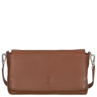 Sattlers & Co. Umhängetasche The Smooth Ponga Flap Bag brown