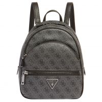 Guess Damenrucksack Manhatten II Backpack (HWSG) coal logo