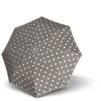 Knirps Taschenschirm T.200 Medium Duomatic dot art taupe