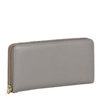 Seidenfelt Manufaktur Langbörse Damen Smilla mid grey