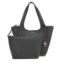 Guess Shopper Calista 2in1Tote (HWSG) coal logo
